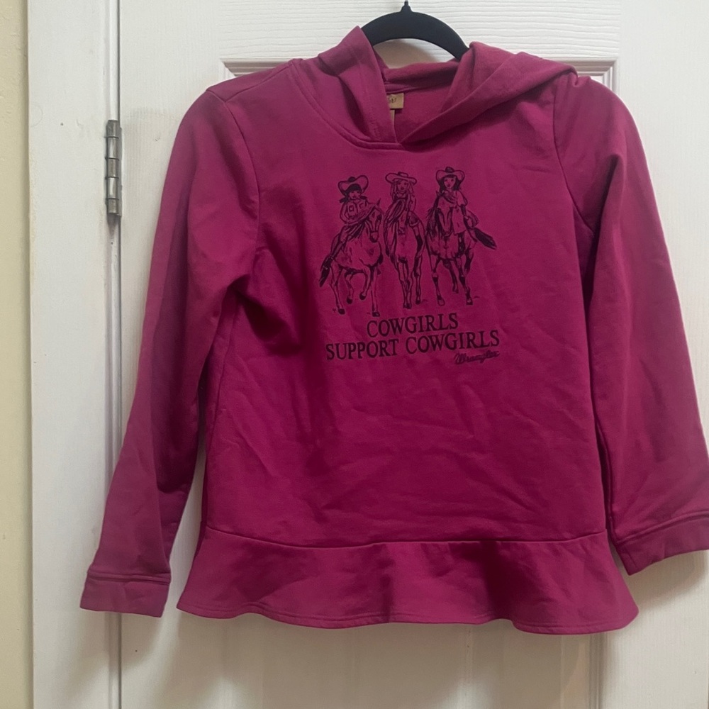 Wrangler Fuchsia Cowgirls Support Hoodie